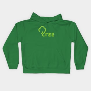 Tree logo. Kids Hoodie